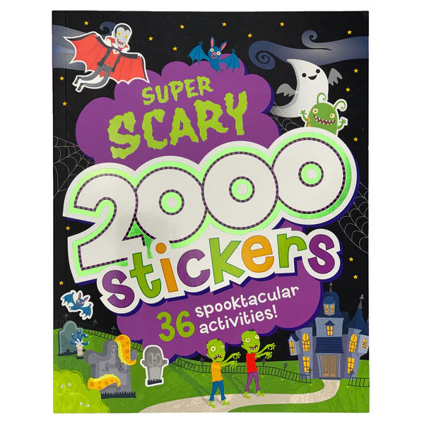 2000 Stickers Super Scary Activity Book