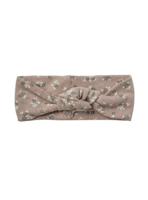 Quincy Mae Pointelle Headband | Truffle Floral