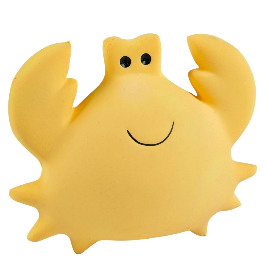 Crab - Ocean Buddy Natural Rubber Toy