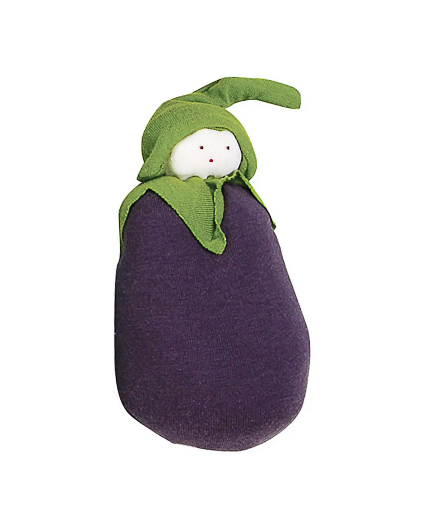 Organic Eggplant Veggie Toy