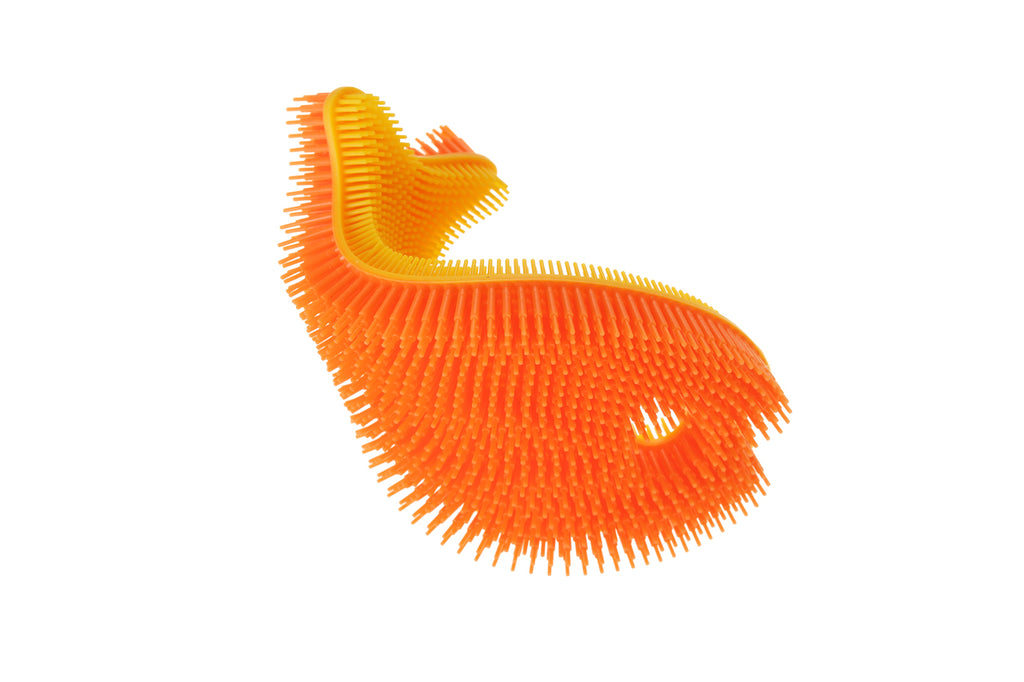 Fish Silicone Bath Scrub - Orange
