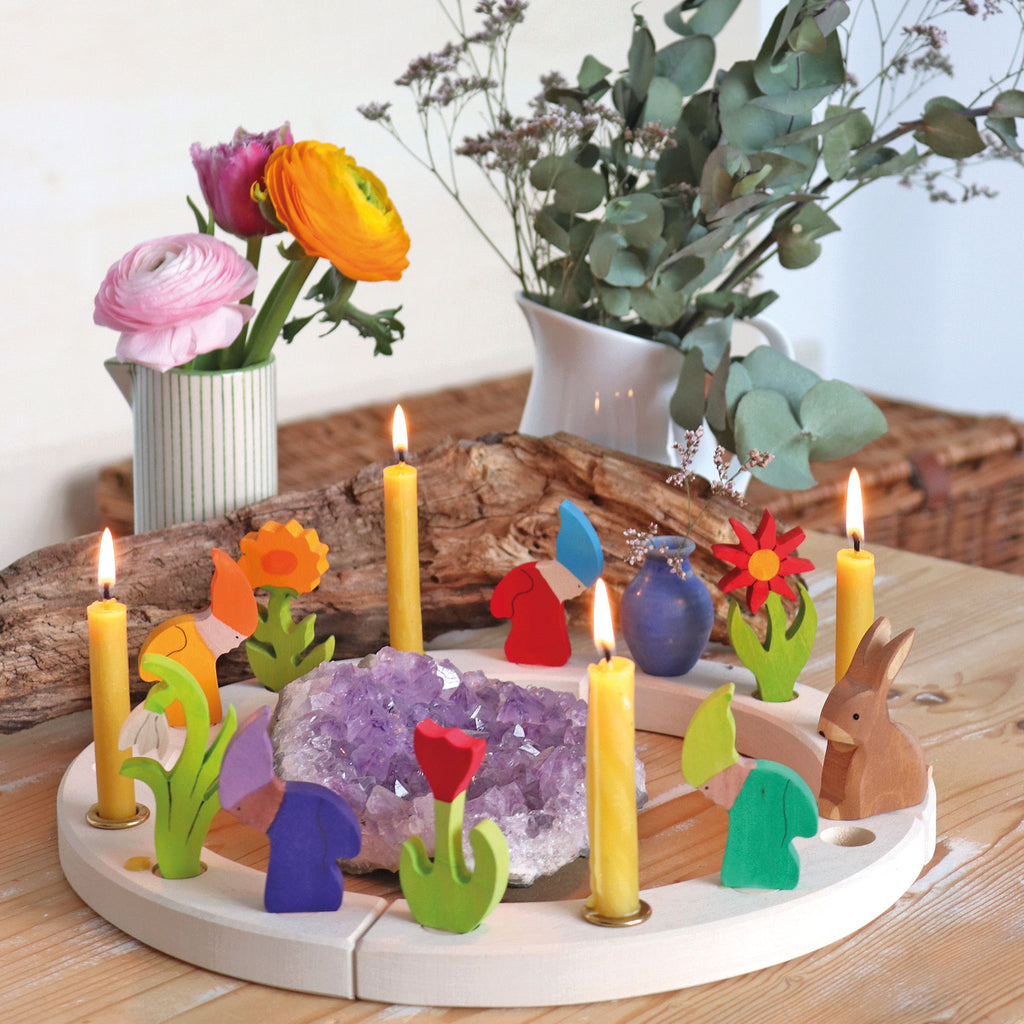 Grimms Decorative Figure: Yellow Rooster
