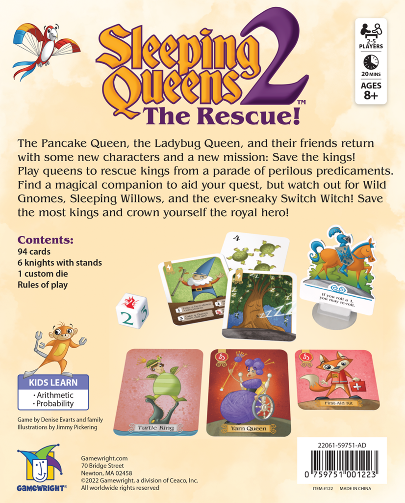 Sleeping Queens 2: The Rescue Card Game (Ages 8+)