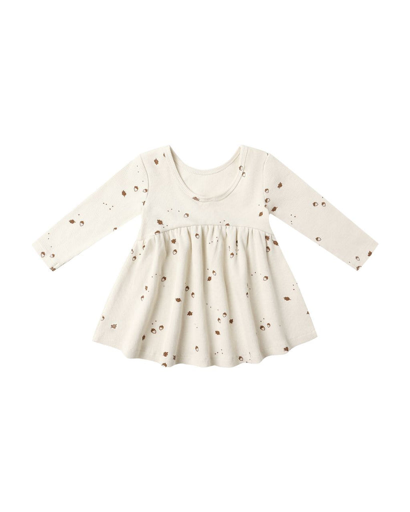 Ribbed Long Sleeve Dress || Acorns