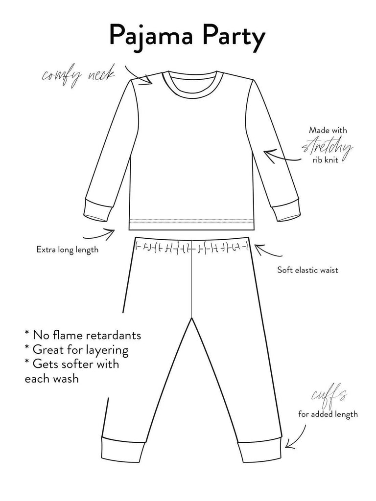 Organic Cotton Toddler Long Johns – Dreamland Girl