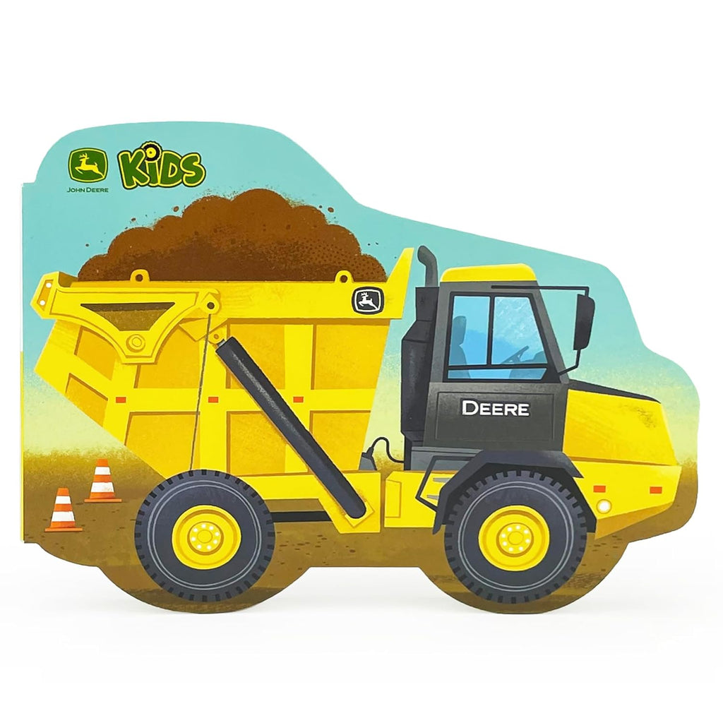 John Deere How Dump Trucks Work - Shaped Board Book