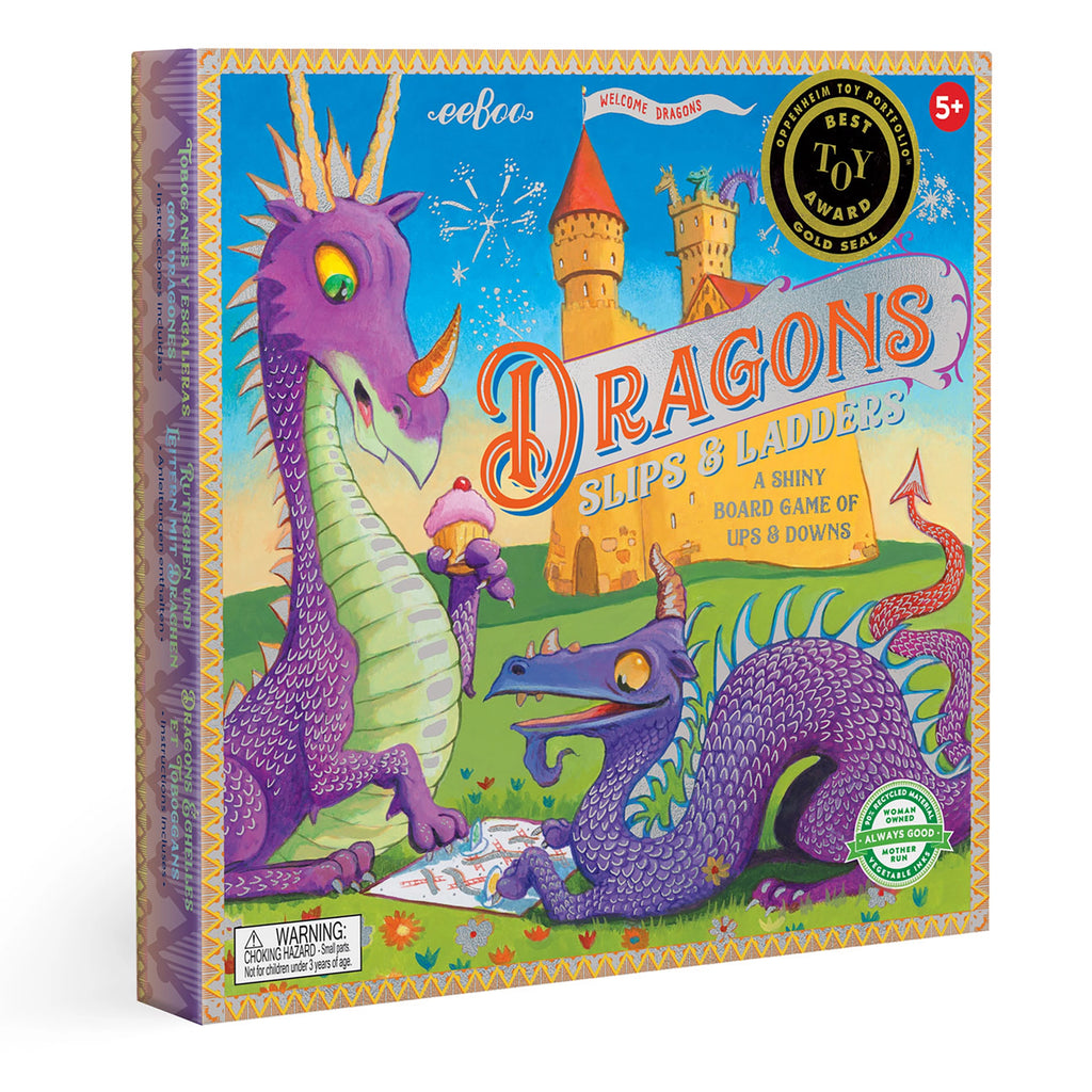 Dragon Slips and Ladders Board Game