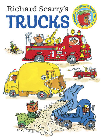 Richard Scarry's Trucks - Board Book