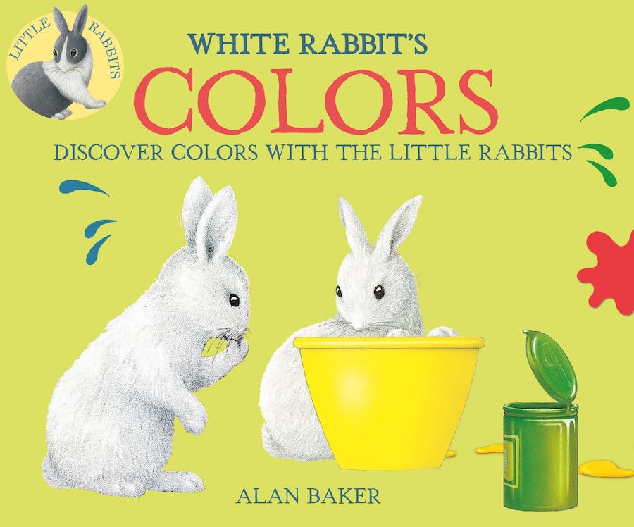 White Rabbit's Colors Paperback Book