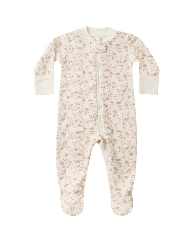 Zip Long Sleeve Sleeper Footie || French Garden