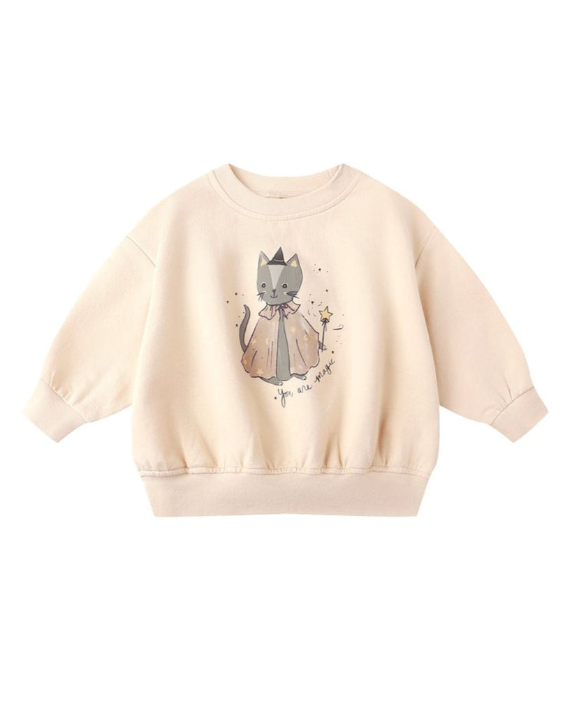 Relaxed Fleece Sweatshirt || Magic Cat