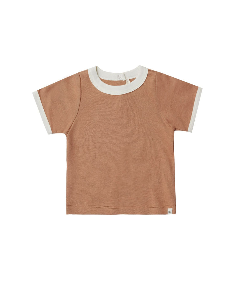 Quincy Mae Ringer Tee | Clay