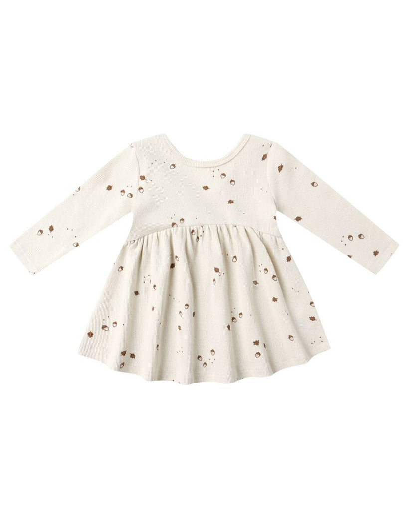 Ribbed Long Sleeve Dress || Acorns