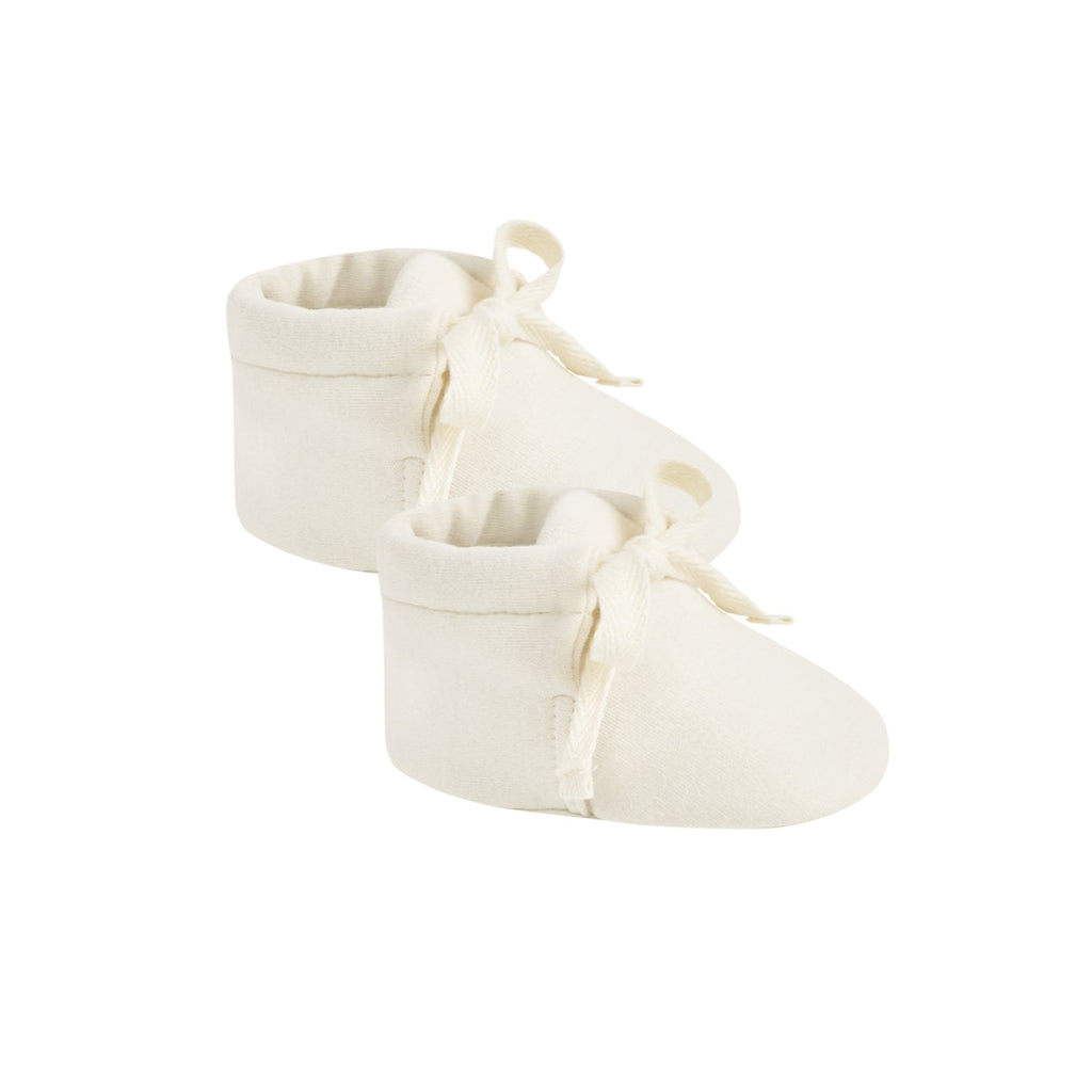 Quincy Mae Baby Booties | Ivory 0-3m