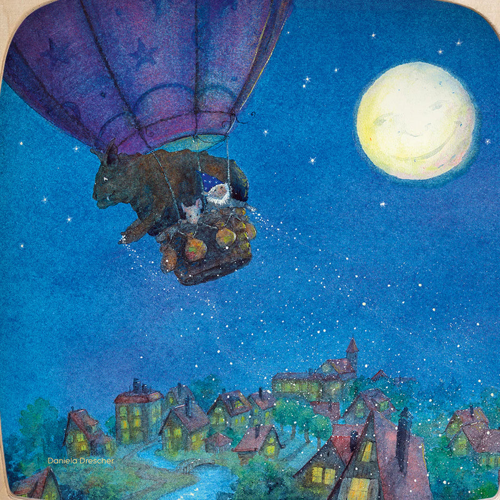 Silhouette Only: Goodnight Sandman - Air Balloon