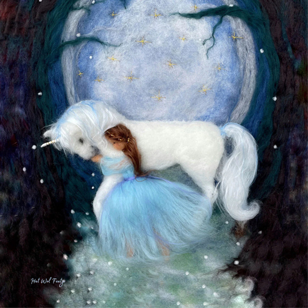 Silhouette Only: Het Wol Feetje silhouette - Magical Unicorn