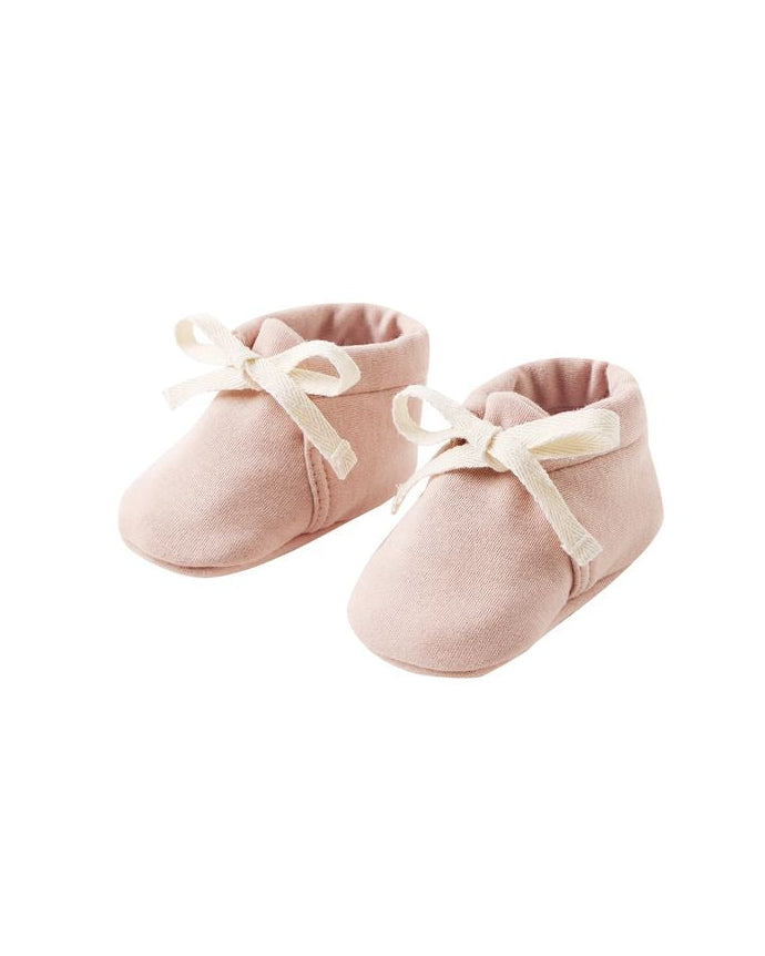 Quincy Mae Baby Booties | Rose 0-3 Month