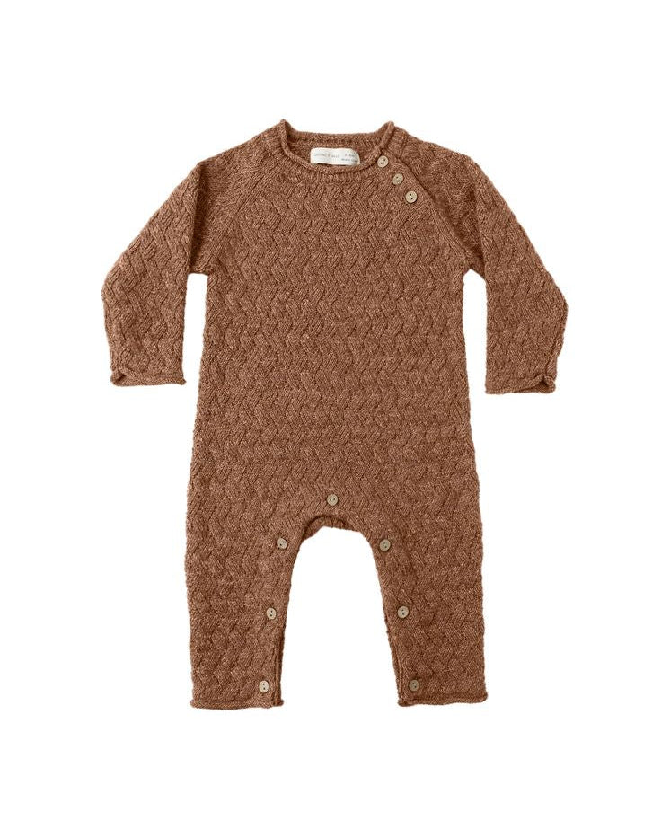 Cozy Heather Knit Jumpsuit || Cedar