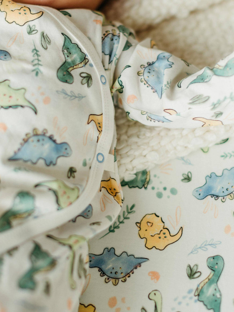 Organic Crib Sheet - Dino