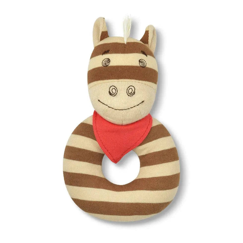 Organic Farm Buddies Rattle - Clyde Horse
