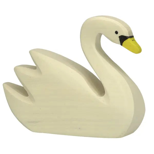 Holztiger Swan Swimming