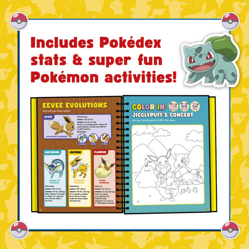 Klutz: Pokémon Color Your Own Fuzzy Stickers