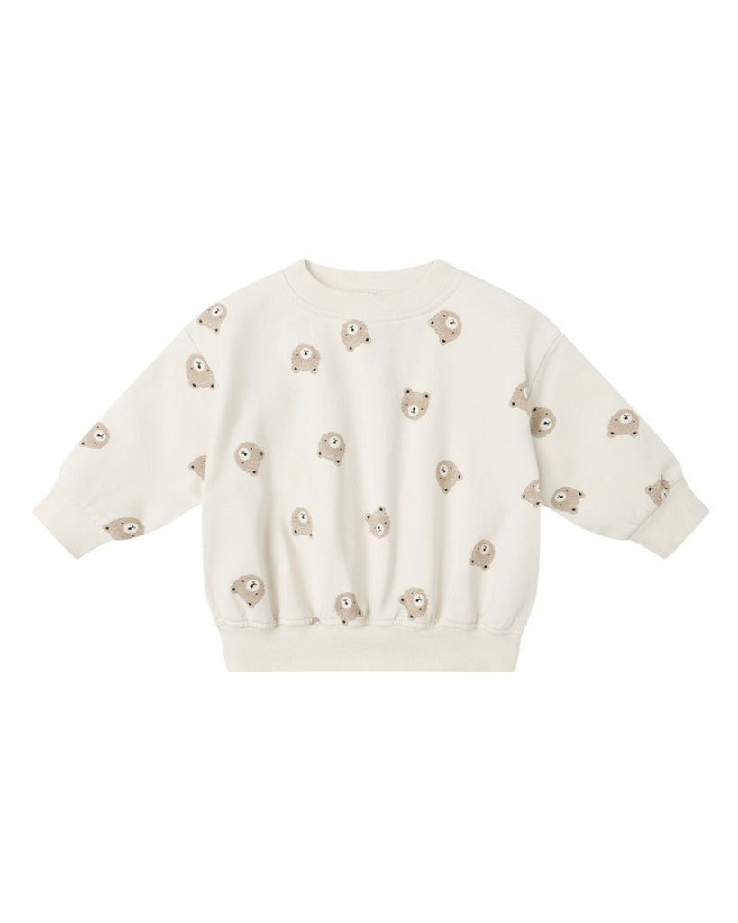 Relaxed Sweatshirt || Brown Bear