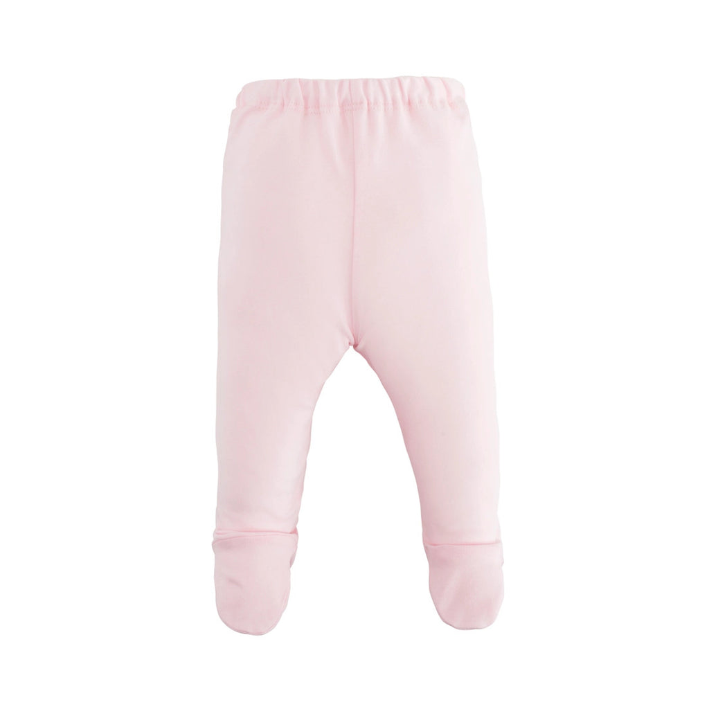 Organic Baby Footed Pant - Pink
