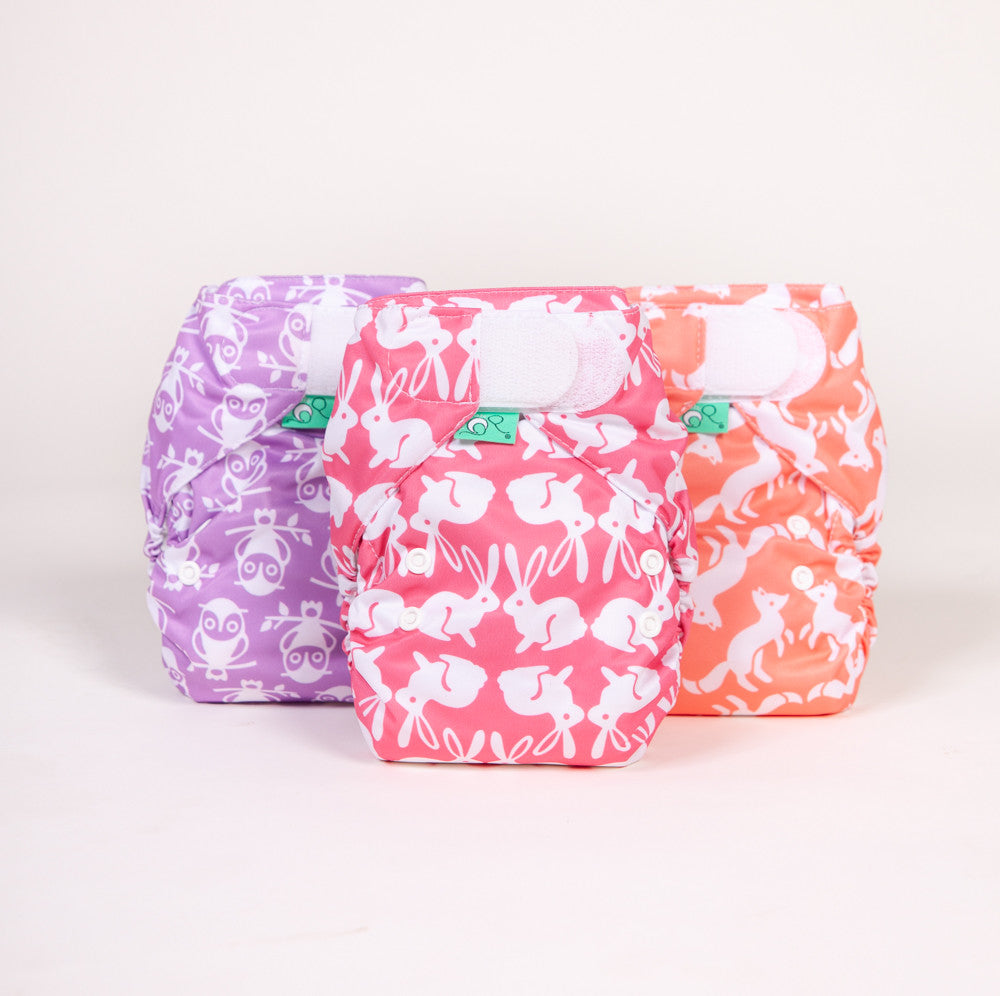 EasyFit all-in-one Nappy 3 Pack - Woodland
