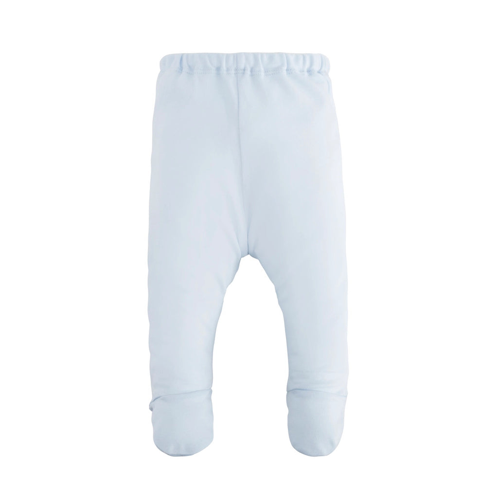 Organic Baby Footed Pant - Blue
