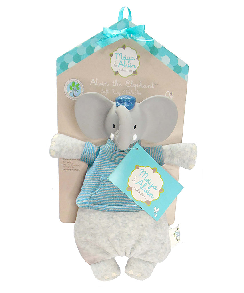 Alvin the Elephant Soft Toy Teether