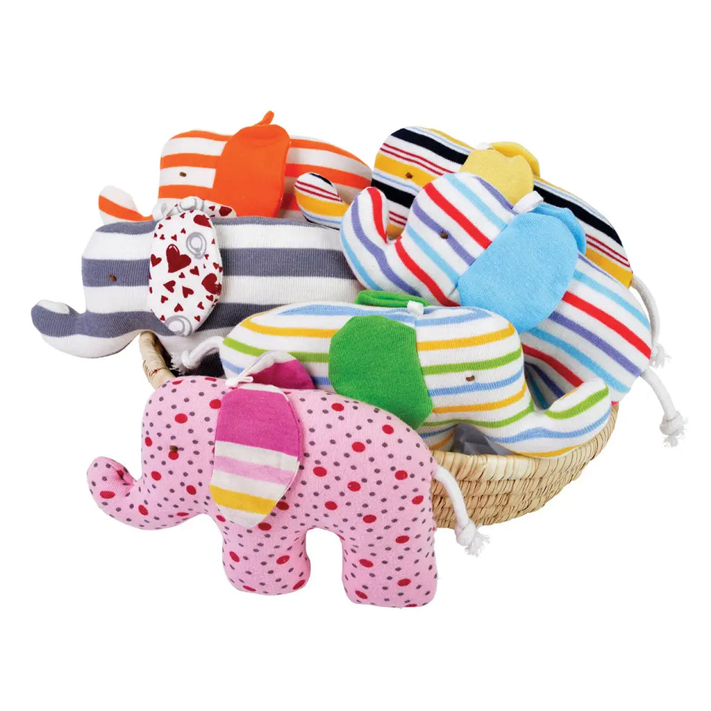 Organic Elephant Scrappy - Assorted Colors - Individual