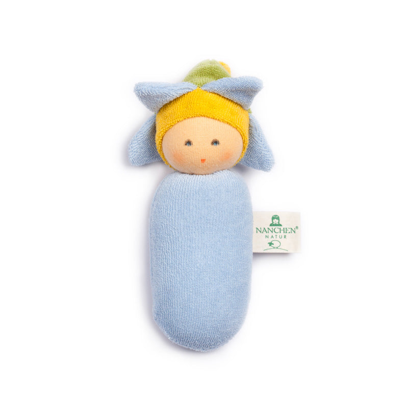 Organic Forget-Me-Not Flower Doll - Nanchen