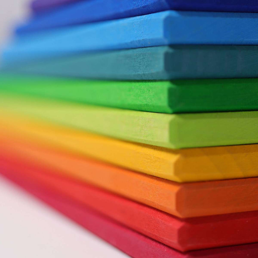 Rainbow Building Boards - Grimm's