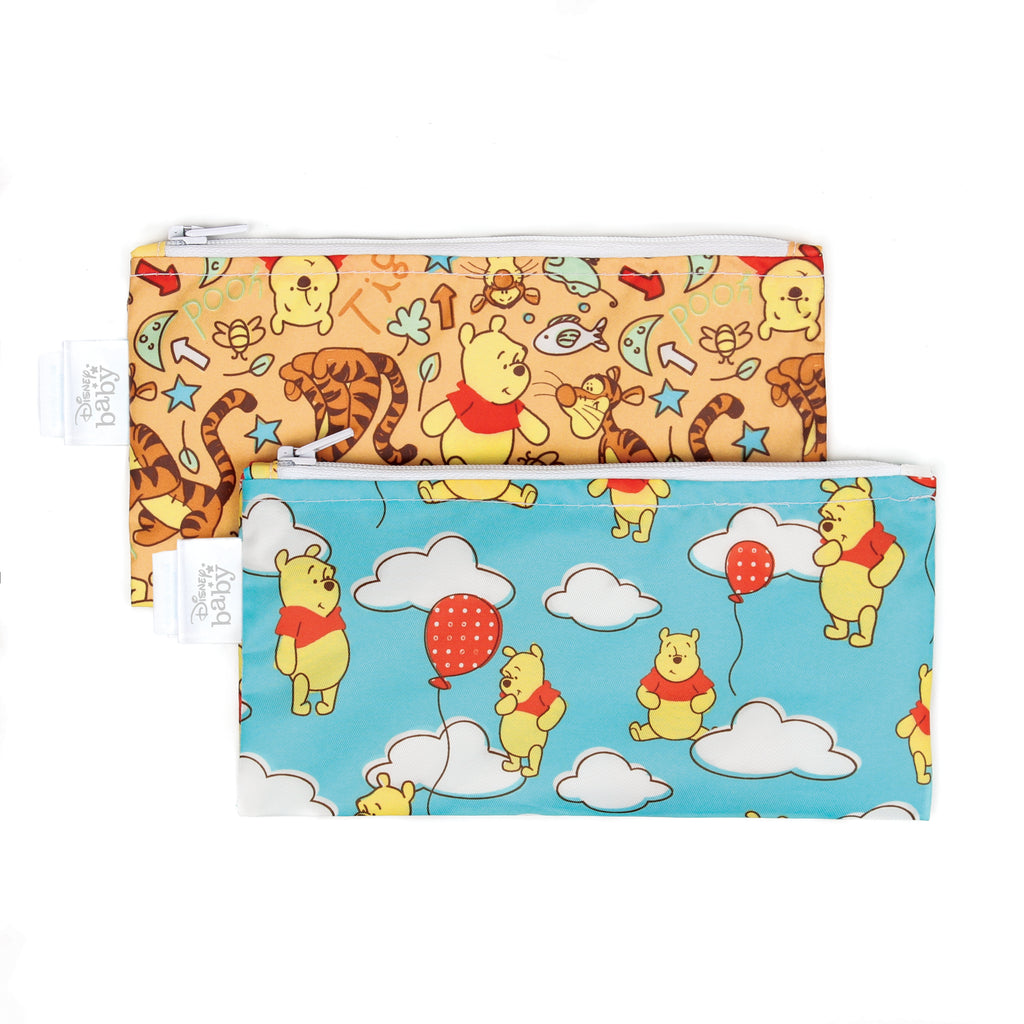 Winnie the Pooh Reusable Snack Bags 2-Pack, Small