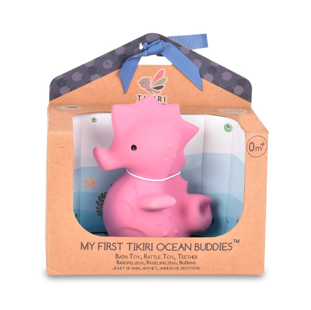 Sea Horse - Ocean Buddy Natural Rubber Toy