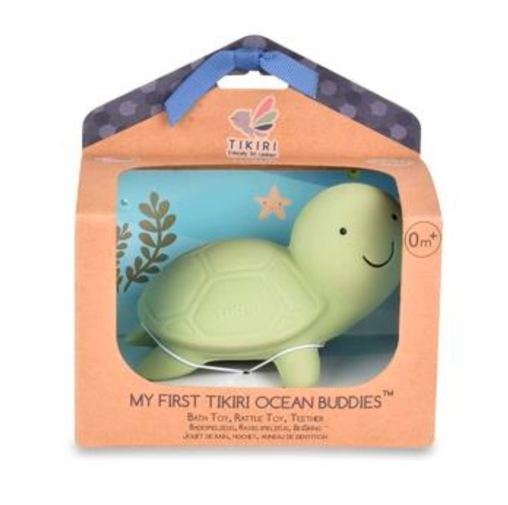 Turtle - Ocean Buddy Natural Rubber Toy