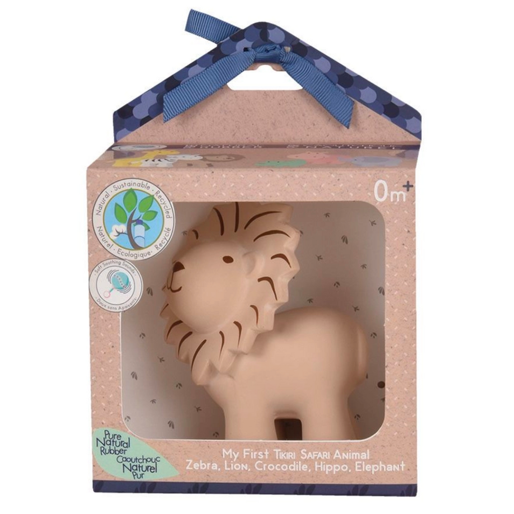 Lion - My First Zoo Natural Rubber Toy