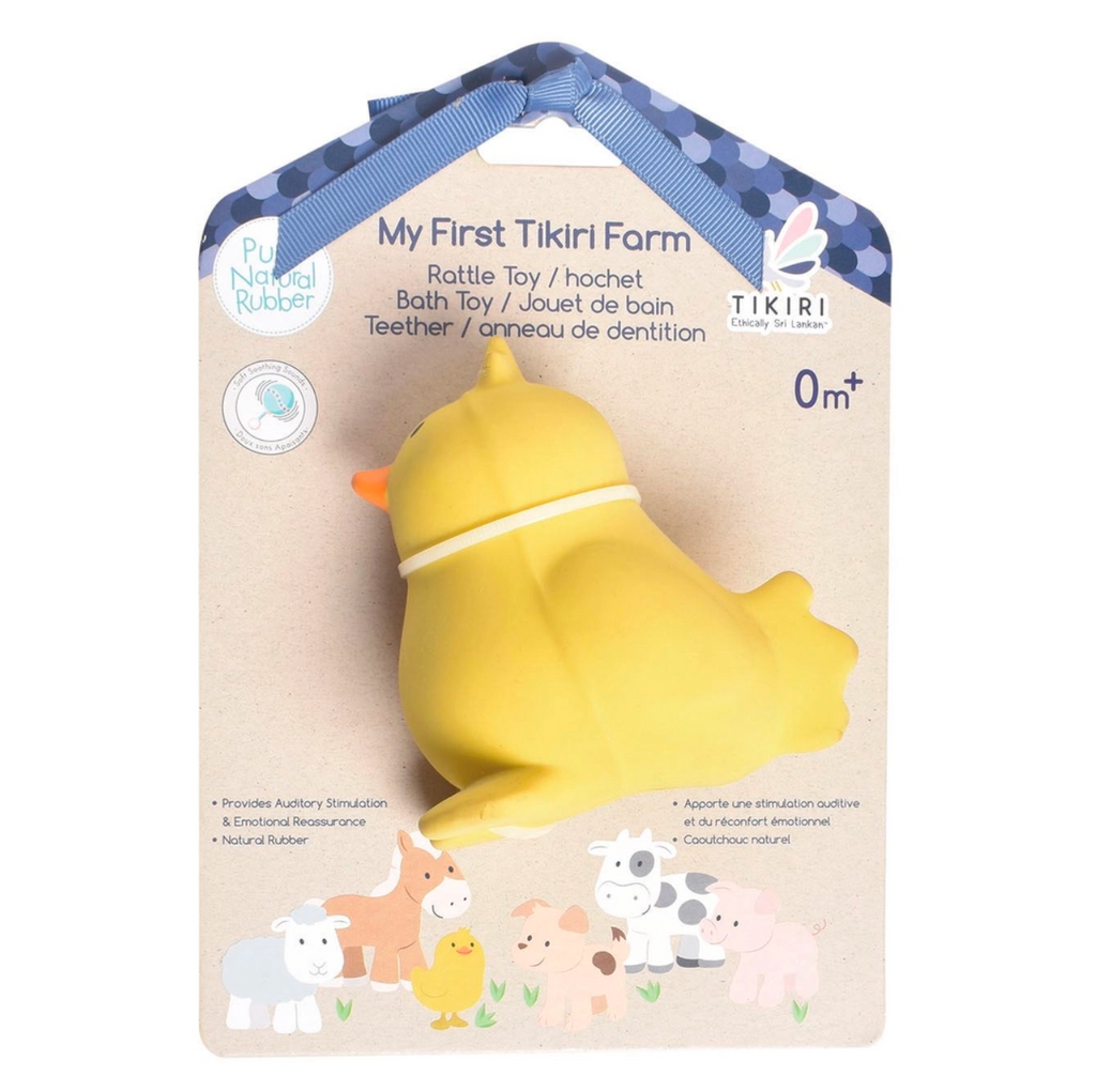 Chick - My First Farm Natural Rubber Toy