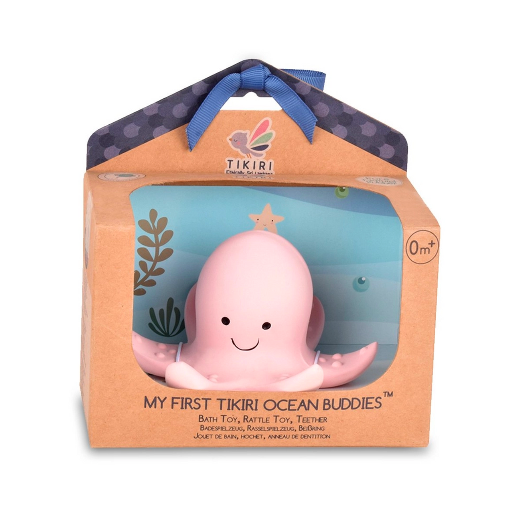 Octopus - Ocean Buddy Natural Rubber Toy