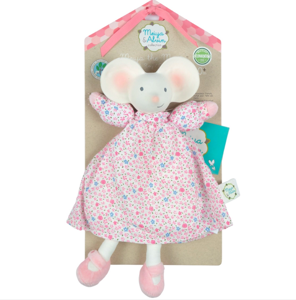 Meiya the Mouse Soft Toy Teether