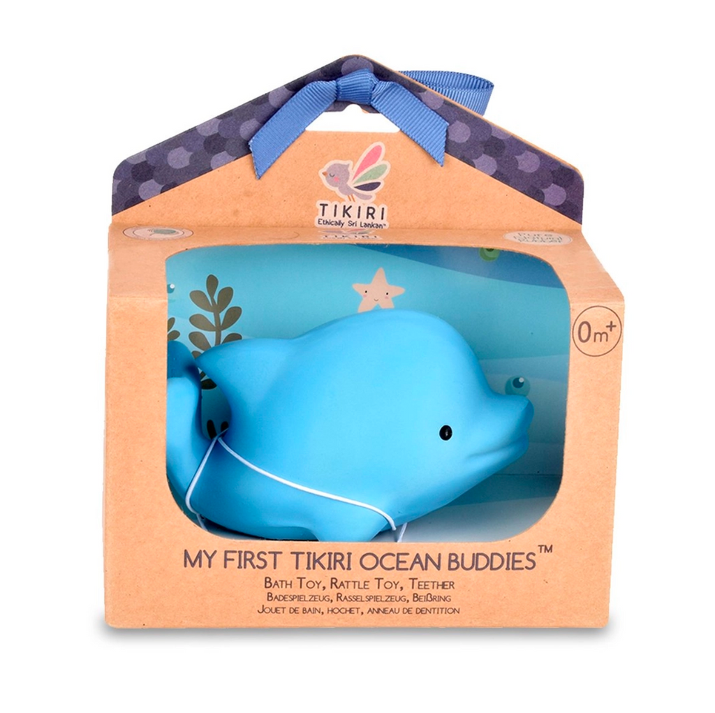 Dolphin - Ocean Buddy Natural Rubber Toy