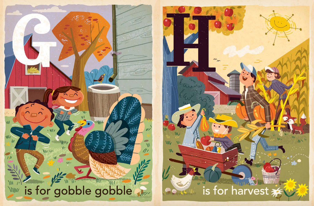 T is for Thankful Board Book