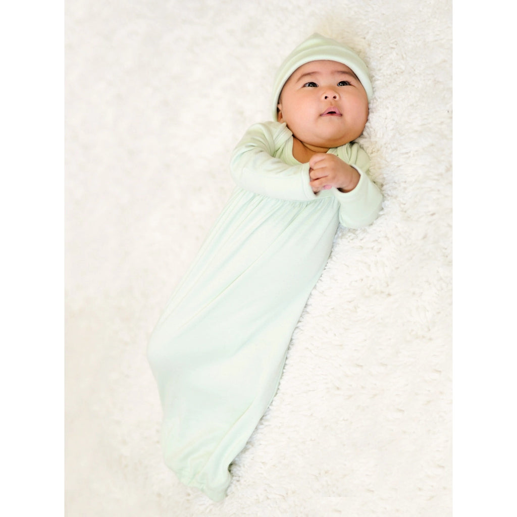 Organic Baby Gown - Green