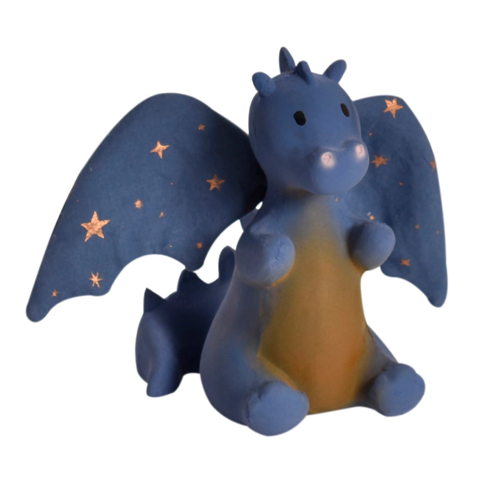 Baby Midnight Dragon Natural Rubber Rattle