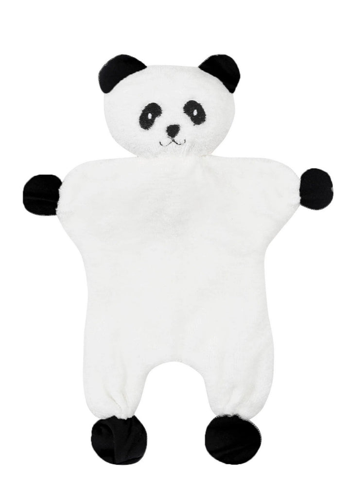 Organic Flat Panda Lovey Toy