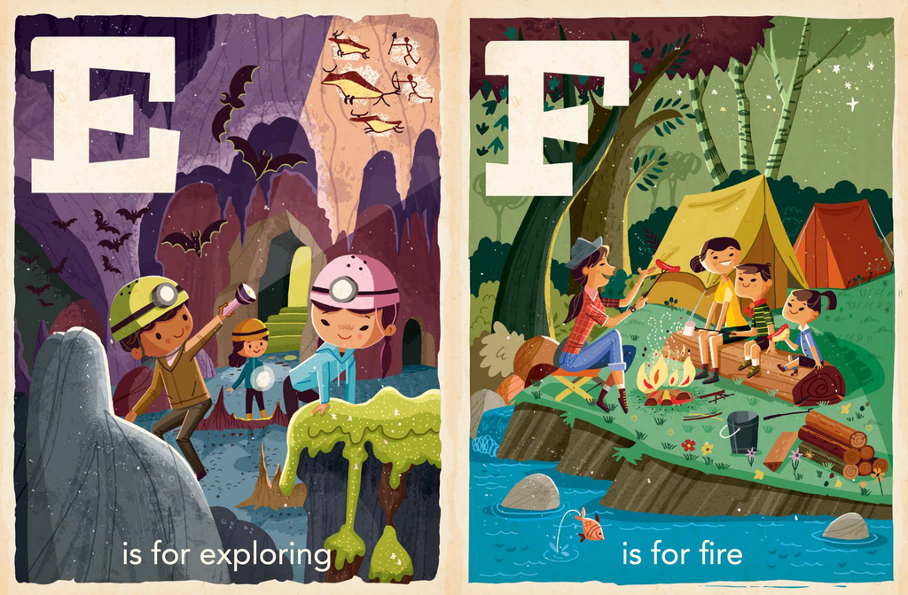 C is for Camping Board Book
