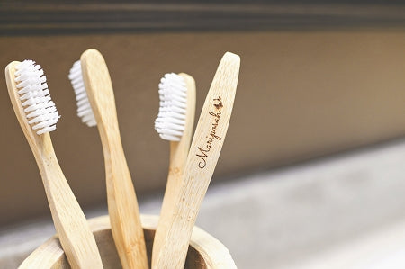 Mariposah Bamboo 4-Pack Toothbrushes