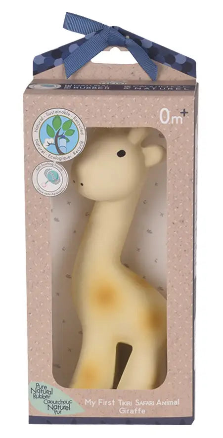 Giraffe - My First Zoo Natural Rubber Toy