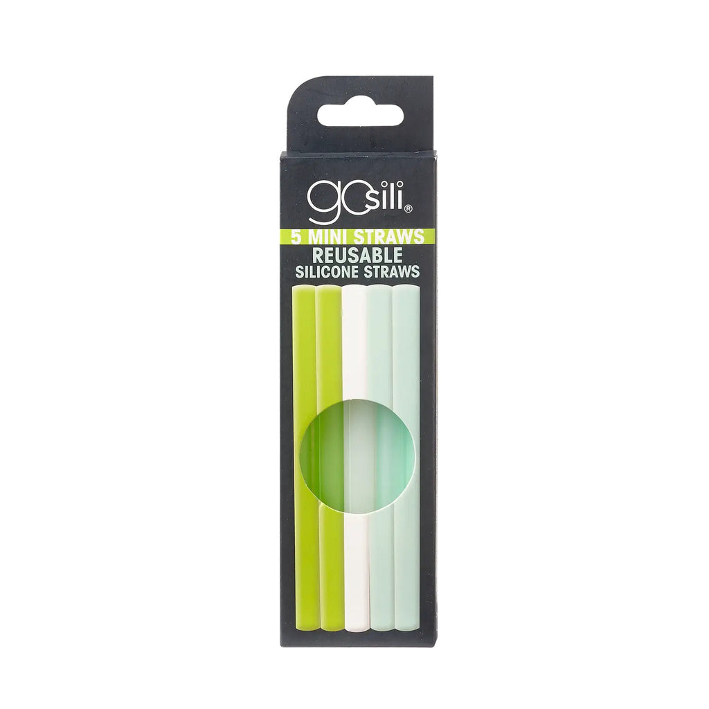 GoSili Mini Silicone Straw - 5 pack